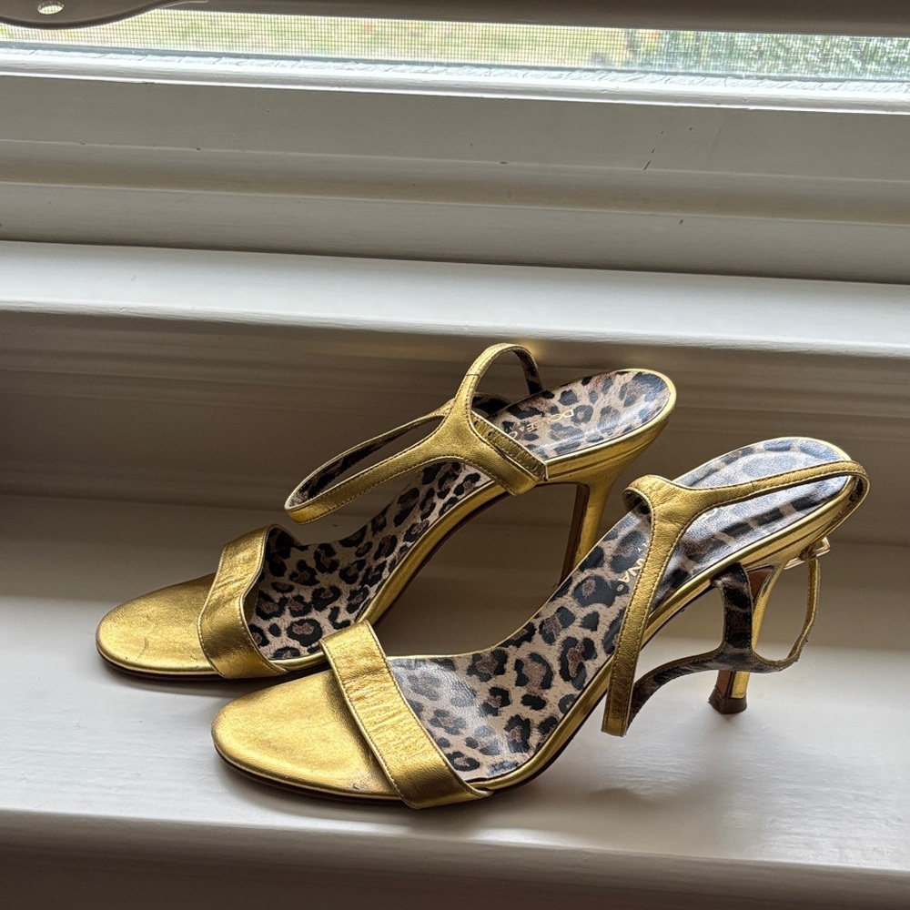 Dolce & Gabbana Gold Women's Sandals worn once